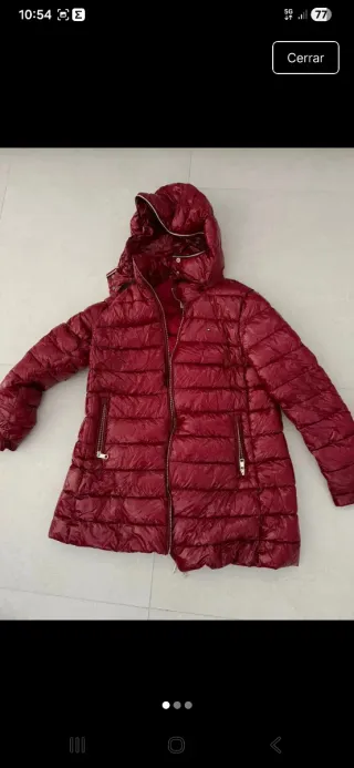 Plumífero Tommy Hilfiger Rojo