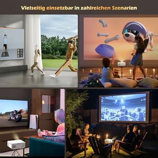 Proyector Bluetooth de 20.000 lúmenes, compatible