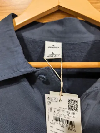 Jersey azul y blanco nuevo