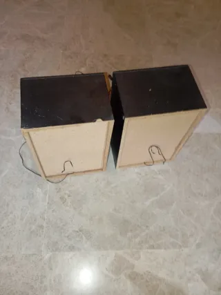 Altoparlanti Vintage con Giradischi Neri