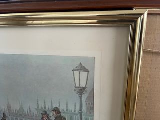 2 Fogli con Cornice Dorata