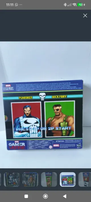 Marvel Legends Punisher y Nick Fury