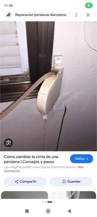 Cinta para persiana
