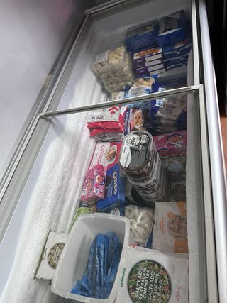 Isla congelador comercial