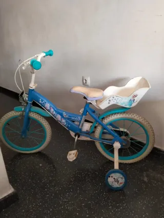 Bici Frozen Niña con Ruedines