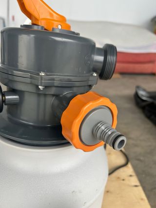 Depuradora Bestway Gris/Naranja