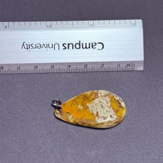 Colgante Opalo Mineral Natural Pulido Artesania