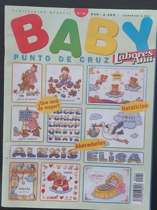 Revistas punto de cruz BABY