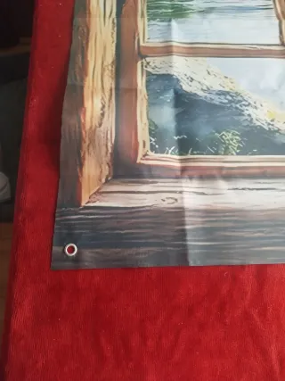 Tela Decorativa Ventana Río
