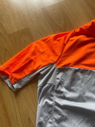 Maillot Ciclismo Hombre Talla L Naranja/Gris