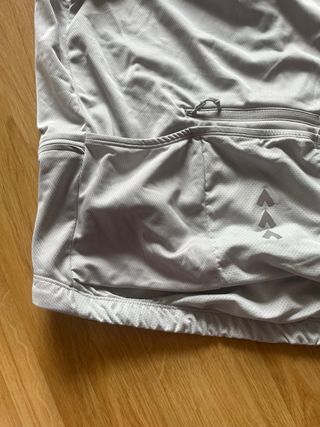 Maillot Ciclismo Hombre Talla L Naranja/Gris