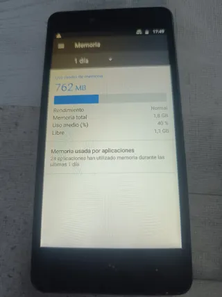 Móvil Bq Aquaris U Negro