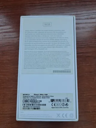 iPhone 5 Blanco y Plateado