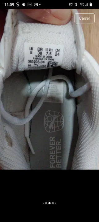 Puma Blancas Talla 38