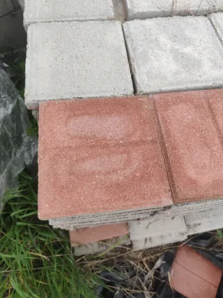 Baldosas Terrazo Rojo 20x20