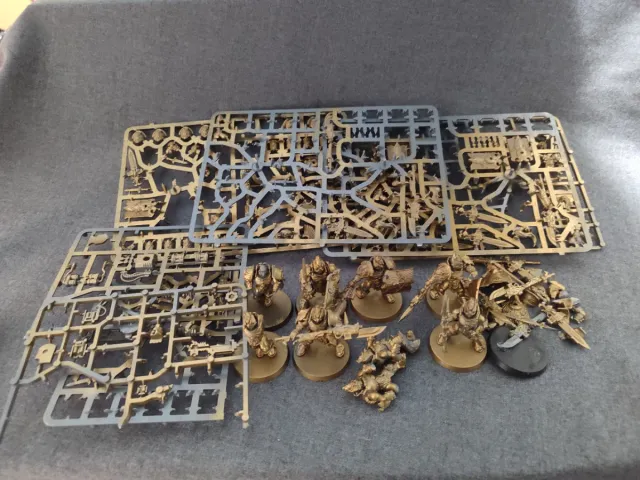 Lote guardias Custodes chustilla Warhammer