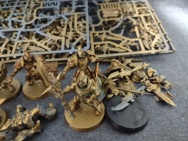 Lote guardias Custodes chustilla Warhammer