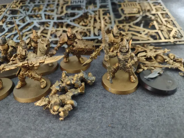 Lote guardias Custodes chustilla Warhammer