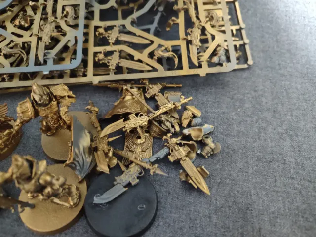 Lote guardias Custodes chustilla Warhammer