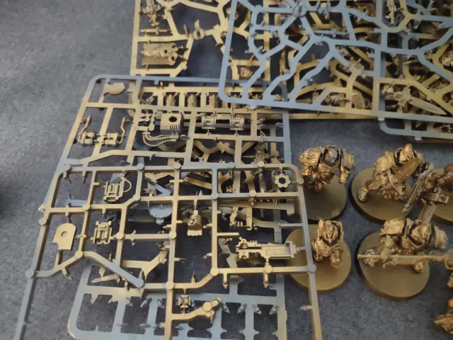 Lote guardias Custodes chustilla Warhammer