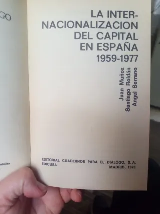 La internacionalización del capital en España...