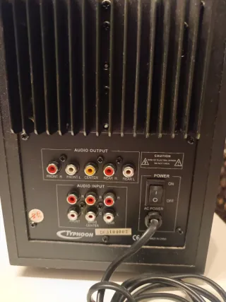 Altavoces Home Cinema Typhoon Negros