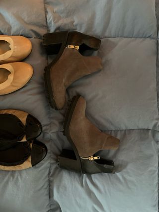 Botines Zara y Bailarinas Mango T. 41 y 38