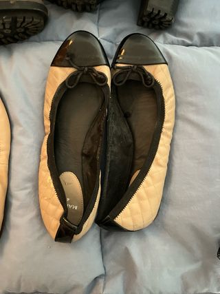 Botines Zara y Bailarinas Mango T. 41 y 38