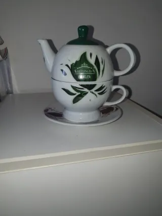 Set 3 pezzi tazza e teiera