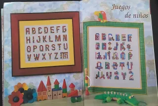 Revista punto de cruz antigua Abededarios 2