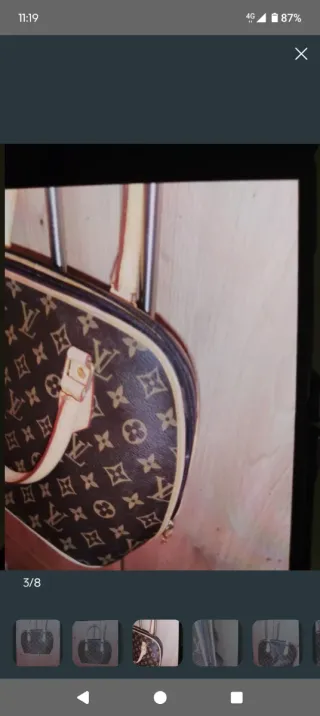 Borsa donna beige/marrone