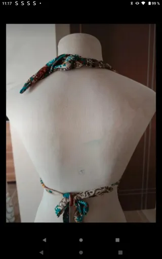 Vestido licra y bolero punto