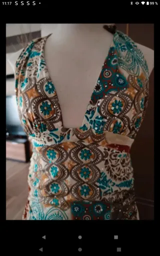 Vestido licra y bolero punto