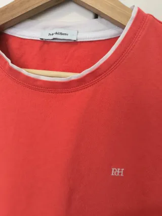 Camiseta Pedro del Hierro Talla L Naranja