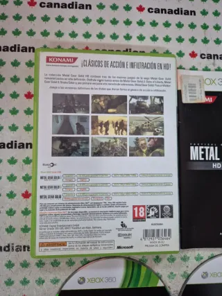 Metal Gear Solid HD Collection Xbox 360
