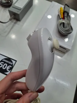 Nintendo Wii Blanca Retrocompatible Completa