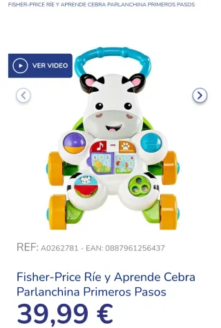 Andador musical Fisher-Price