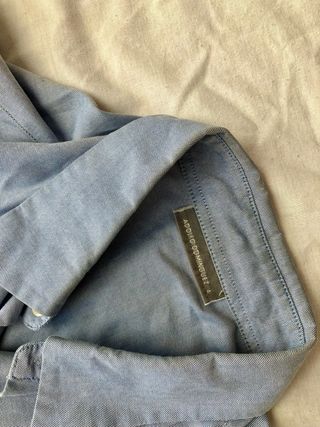 Camisa Adolfo Dominguez Hombre Azul