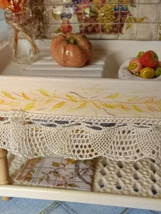 Lavello miniatura con accessori