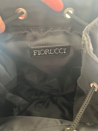 Mochila Fiorucci Negra 25cm