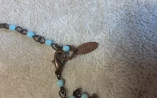 Collana Furla con pietre rosse e turchesi