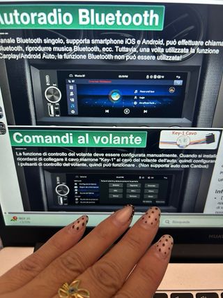 Autoradio Bluetooth con schermo