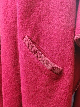 Mantella sartoriale vintage bordo