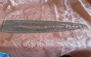 Collana cascata perline argento