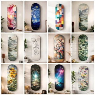 Tabla de skate para decorar o pintar.