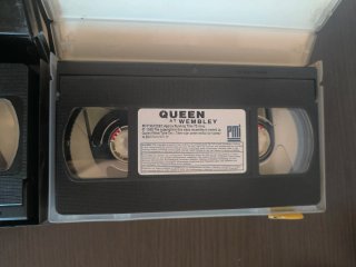 VHS Queen at Wembley & This is Elvis