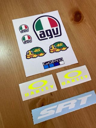 Adesivi Casco Valentino Rossi Mugello