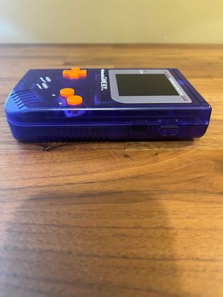 Nintendo Game Boy FAT Reshelled Viola/Arancio