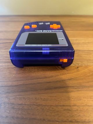 Nintendo Game Boy FAT Reshelled Viola/Arancio