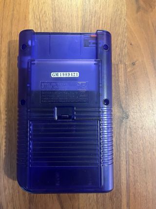 Nintendo Game Boy FAT Reshelled Viola/Arancio